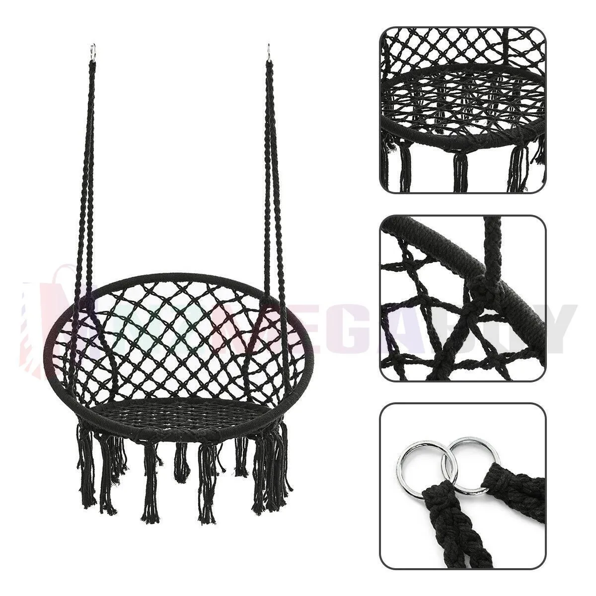 Hammock Chair Hanging Swing *Grey