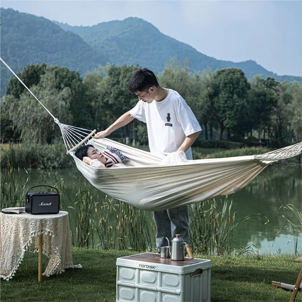 Hammock Double 2024 New Camping Equipment Hammock Outdoor Double Anti-Rollover Swing Outdoor Camping Net Bed Tied to The Tree Hammock Outdoor(B,200CM*80CM)