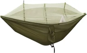 Hammock Hammock Outdoor Camping Anti-Mosquito Outdoor Camping with Mosquito Net Breathable Hanging Tree Tent Hammocks for Outside(D)