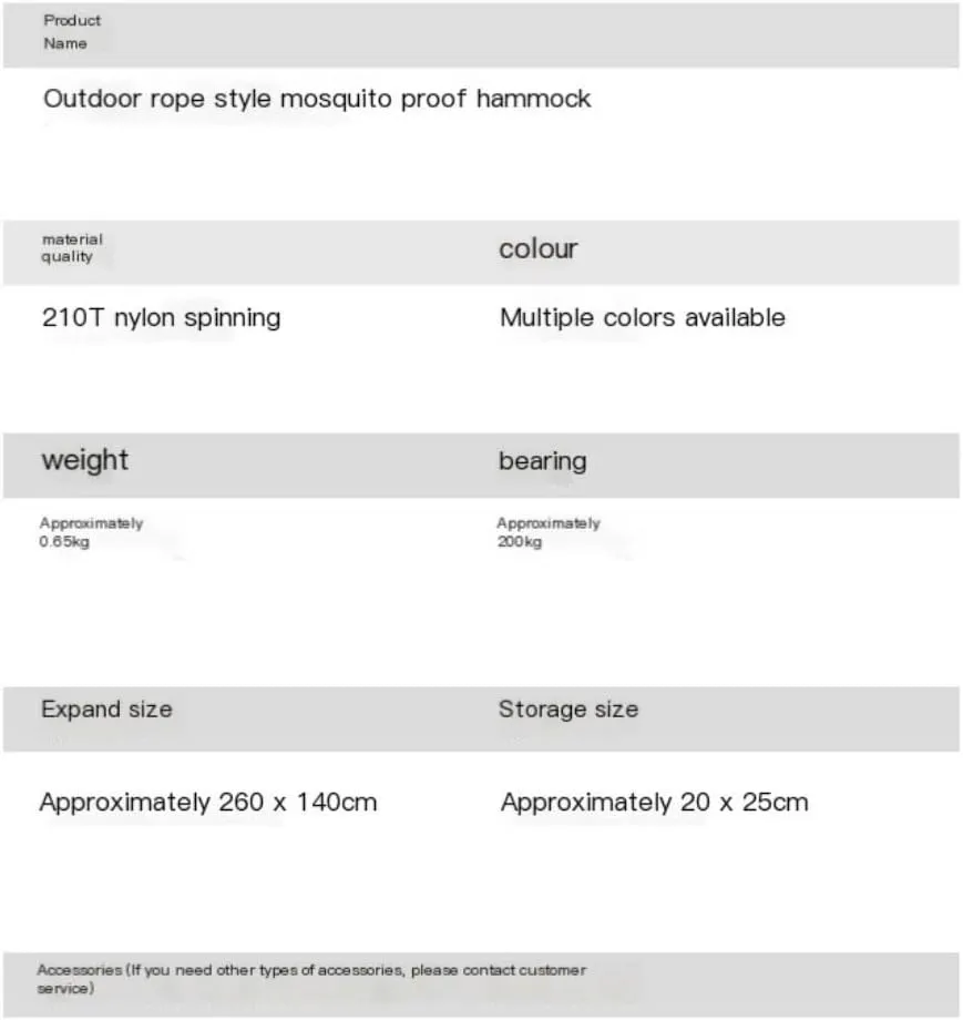 Hammock Outdoor Camping Parachute Hammock with Mosquito Net Anti-Mosquito Nylon Double Camping Portable Hammock Hammocks for Outside(Orange)