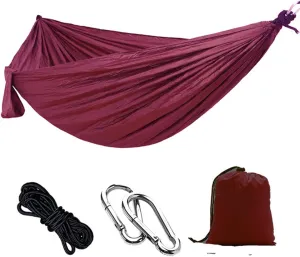 Hammock Outdoor Leisure Hammock 270x140cm Ultralight Breathable Garden Courtyard Portable Travel Hanging Swing Portable Hammock