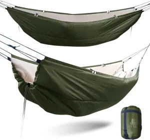Hammock Underquilt for Camping Hammock, Warm Insulation Ultralight 4 Season Under Quilt for Hammocks, Portable for Hiking, Backpacking