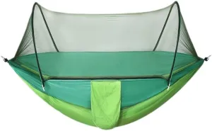 Hammocks Hammock Outdoor Anti-Mosquito and Insect-Proof Portable Swing Outdoor Camping Camping with Mosquito Net Cute Camping Hammocks(Green,2)