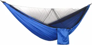 Hammocks Portable Hammock Outdoors Double Camping Hammocks with Mosquito Net Lightweight Parachute Nylon Hammock for Backpacking Hiking Hammocks for Outside