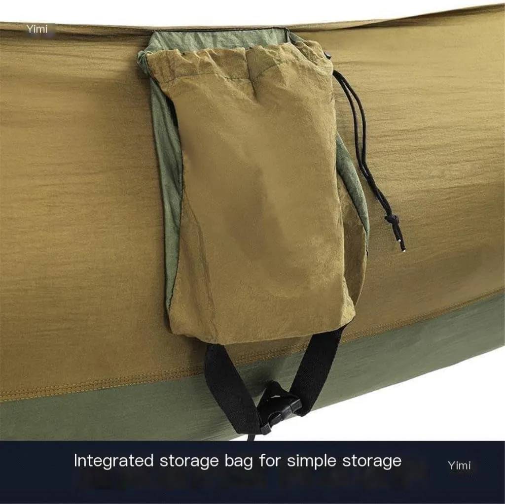 Hamock Hammock Outdoor Camping Anti-Mosquito Outdoor Camping with Mosquito Net Breathable Hanging Tree Tent Hanmock(D)