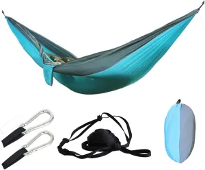 Hanging ?Chair Swing Camping Hammock, Nylon Hammock, Portable Lightweight Parachute Hammock with Tree Straps for Backpacking Camping Travel Beach Garden Outdoor Camping Gear Hammock