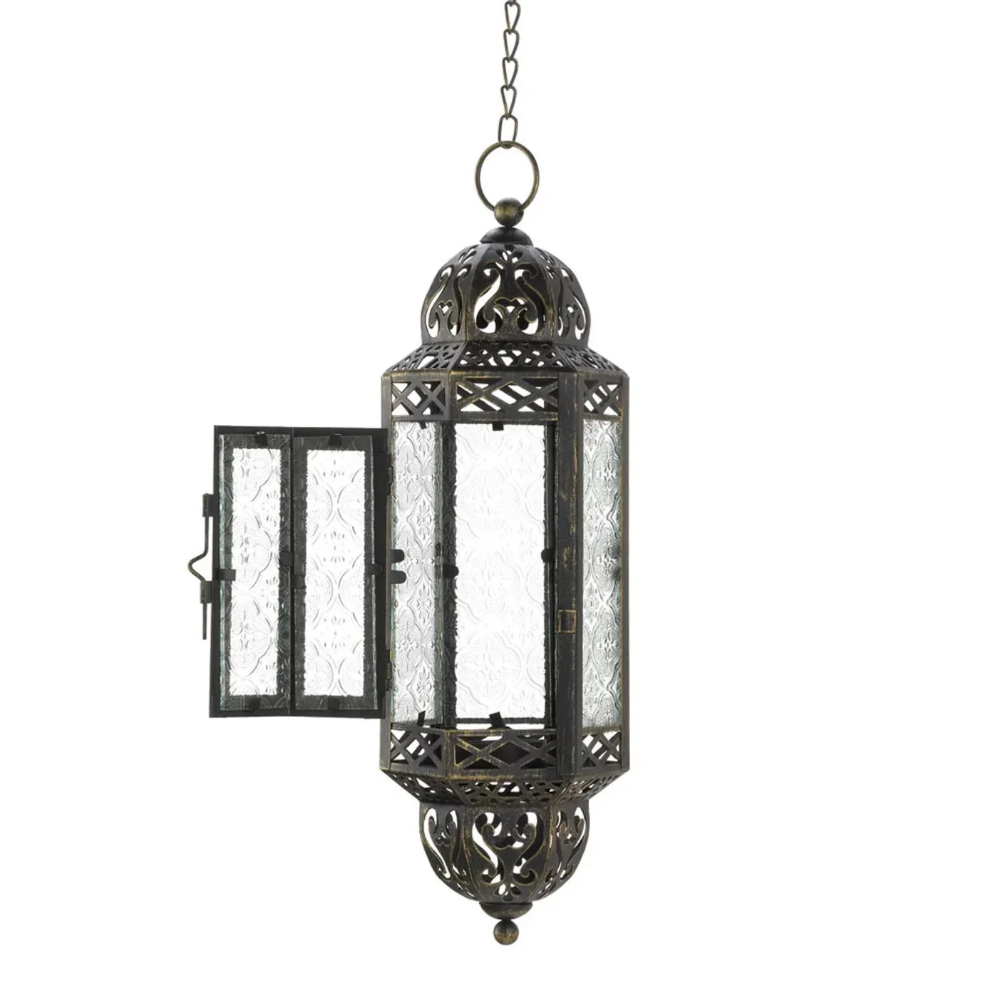 HANGING Streamlined shipping LANTERN VICTORIAN CANDLE Clear communication