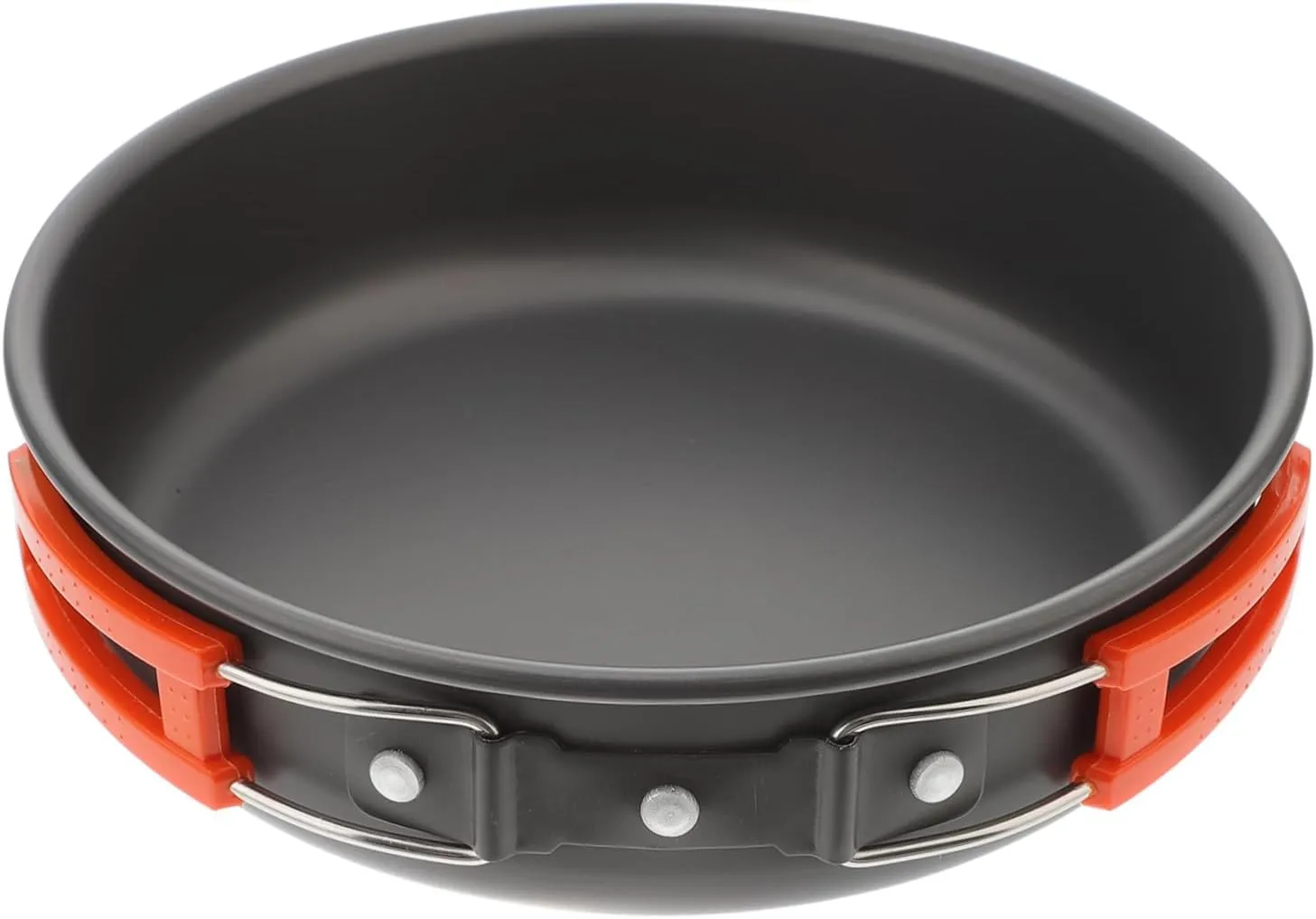 Happyyami Non-Stick Portable Frying Pan Camping Cooking Pot Outdoor Cookware Set