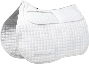 Harrison Howard Square Quilt Adjustable All Purpose Saddle Pad with Foam Inserts and 4 Pockets Horse Riding Pad for Added Cushioning and Comfort
