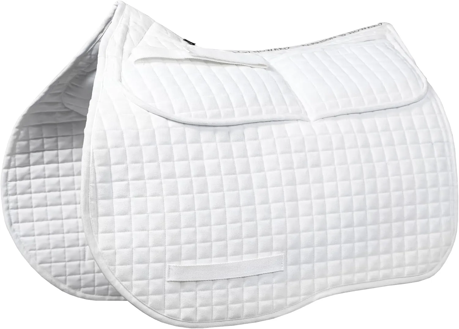 Harrison Howard Square Quilt Adjustable All Purpose Saddle Pad with Foam Inserts and 4 Pockets Horse Riding Pad for Added Cushioning and Comfort