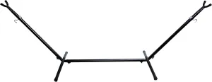 Heavy Duty Adjustable Steel Hammock Stand, 9-Foot, 450-Pound Capacity, Weather Resistant, Easy to Assemble, Carbon Black
