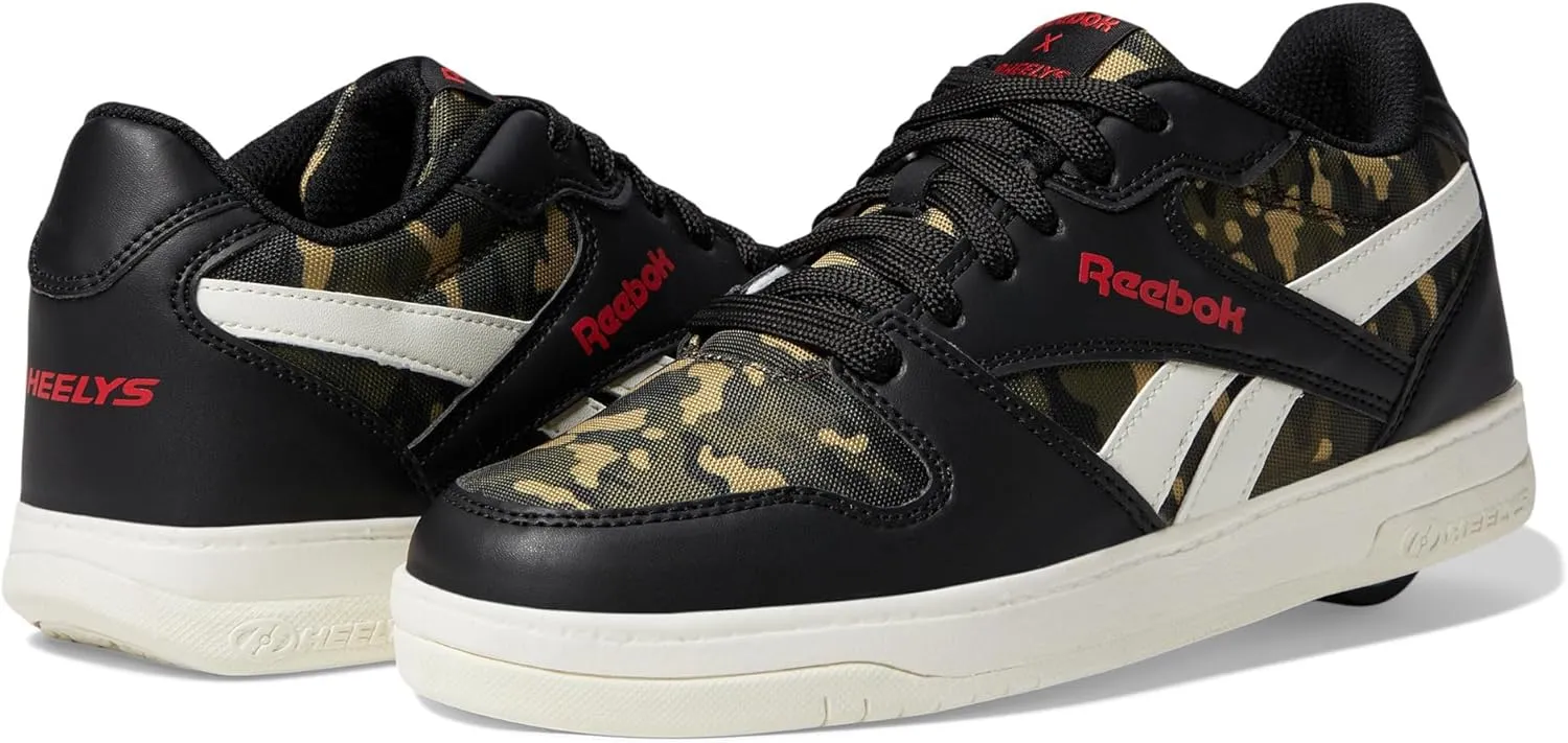 HEELYS Men's Reebok Bb4500 Low (Little Big Kid/Adult) Wheeled Heel Shoe