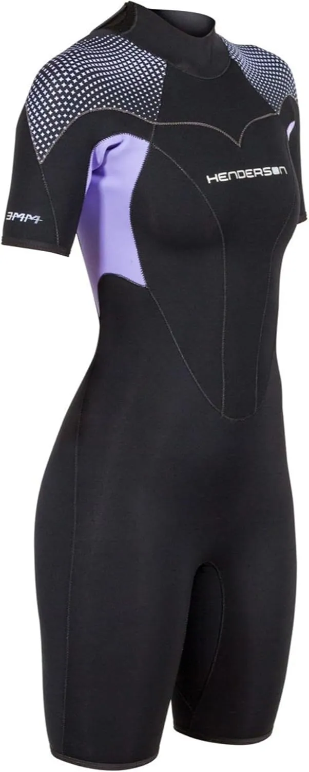 Henderson Women's 3mm Thermoprene Pro Back Zip Shorty Wetsuit