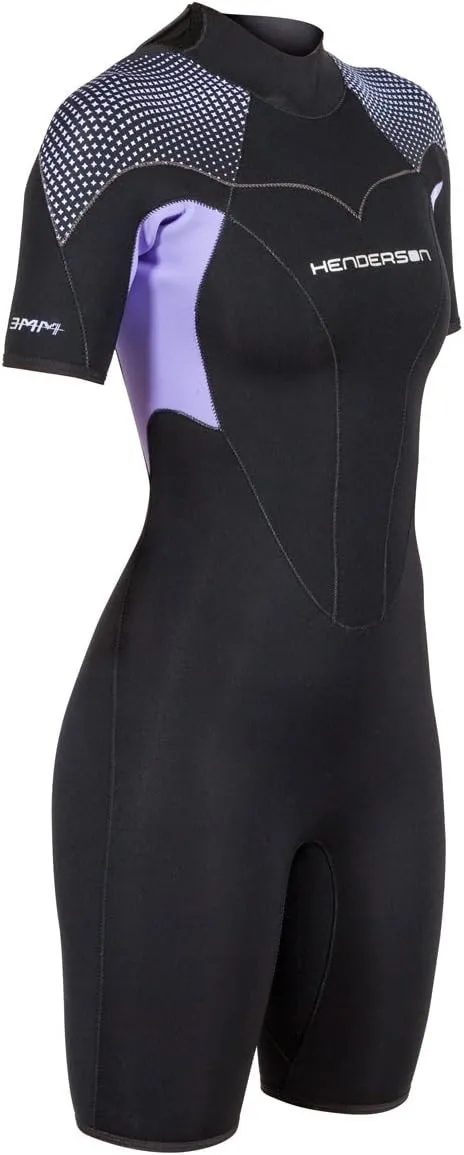 Henderson Women's 3mm Thermoprene Pro Back Zip Shorty Wetsuit