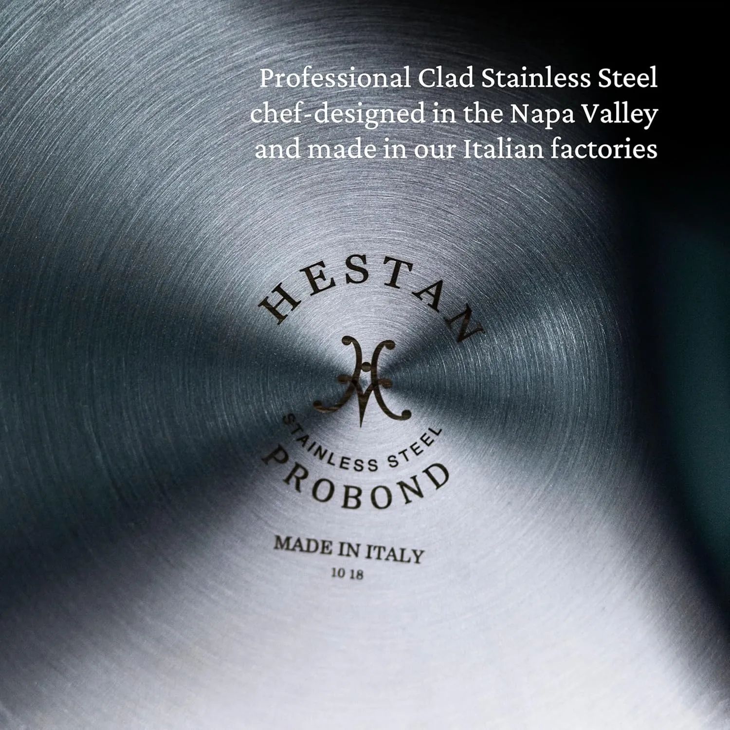 Hestan ProBond - Professional Clad Stainless Steel All-In-One Pan, 5 Quart, with Helper Handle, Induction Compatible