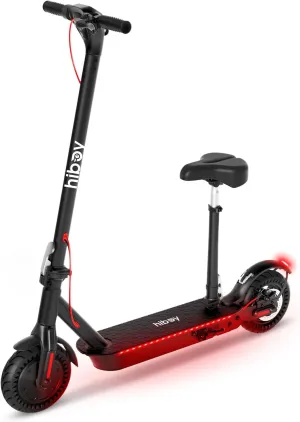 Hiboy Electric Scooter, Powerful 350W-500W Motor, 9"-10" Tires, 19 MPH Top Speed, Long Range 17–25 Miles, Foldable Commuter Electric Scooter for Adults with Dual Braking System