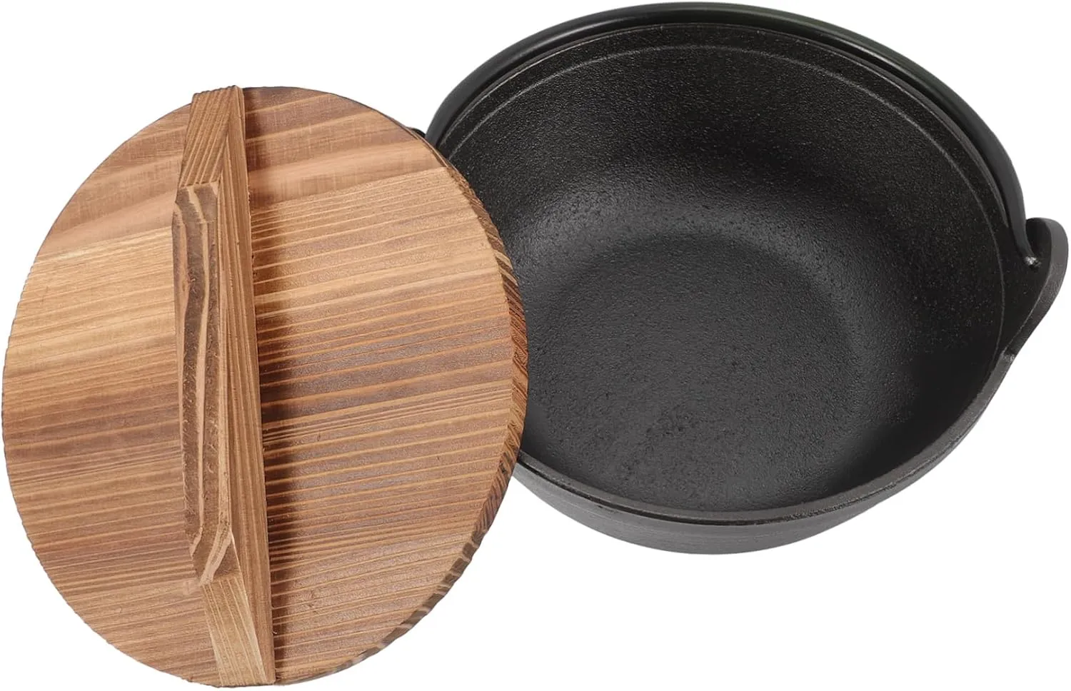 High-temperature Pot Cast Iron Stew Pot Multi-use for Cooking Lids Included
