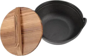 High-temperature Pot Cast Iron Stew Pot Multi-use for Cooking Lids Included