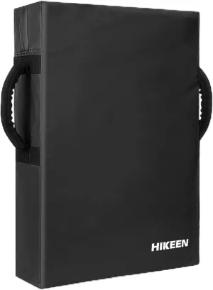 Hikeen Football Blocking Pad Training Equipment Denser Softer Foam Kick Pads for Football, Basketball, Hockey, Lacrosse Tackle Dummy - 24"x16" Kick Shield Pad with Handles (1PCS)