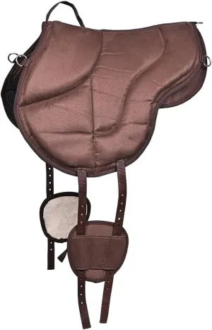 HILASON Horse Bareback Saddle Ride On Pad Anti Slip Base Black
