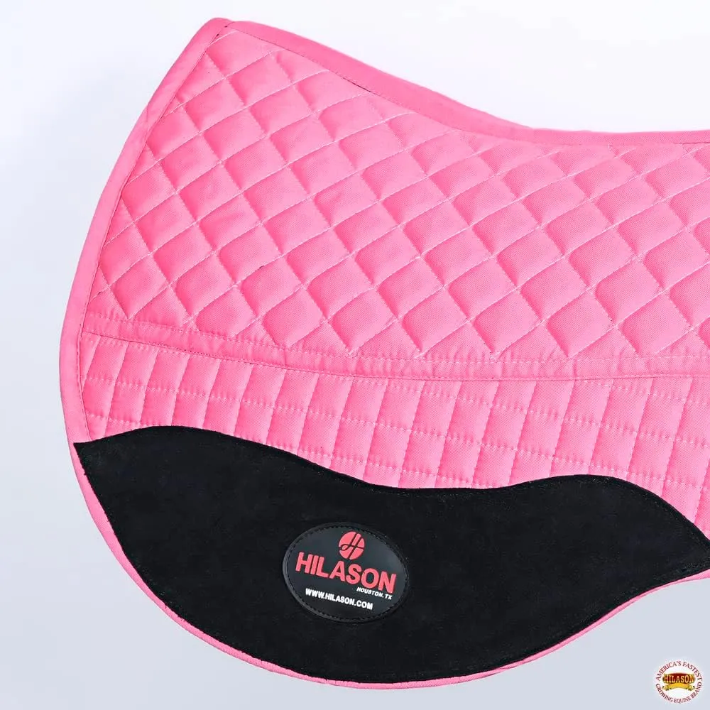 HILASON Western Endurance Round Skirt All Purpose Horse Saddle Pad | Saddle Pad for Horse Riders | Saddle Pads Western| Horses Saddle Pads | Horse Riding Pads | Western Saddle Pads for Horses