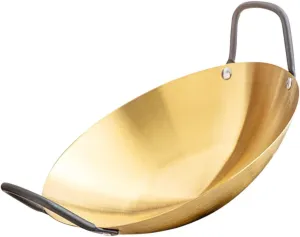 Home Pot Double Ear Pot Stainless Steel Pans Heat-resistant Handles Easy to Clean