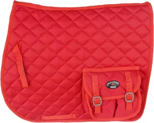 Horse Quilted English Saddle PAD Trail Pockets 72113-116