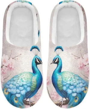 House Fuzzy Slippers Halloween Skull Unicorn Anti-Slip Warm Shoes for Womens & Men 20848736