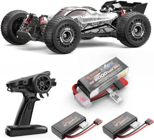 HYPER GO H16PL 1/16 RTR Brushless Buggy, Fast RC Car for Adults, Max 38 mph Racing High Speed (2 x 2S Batteries and 1 x 3S Lipo Battery Included, 3S Charging Cable Included)