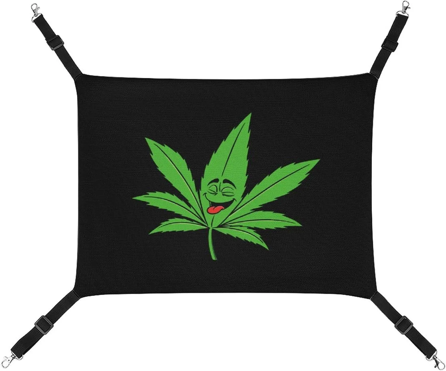 Interesting Weed Hanging Cat Bed Soft Breathable Pet Hammock for Cage Pet Sleeper for Kitten Ferret Puppy Rabbit