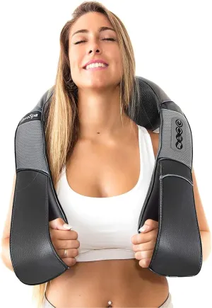 InvoSpa Shiatsu Back Shoulder and Neck Massager with Heat - Deep Tissue Kneading Pillow Massage - Back Massager, Shoulder Massager, Electric Full Body Massager