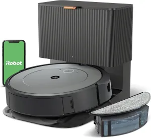 iRobot Roomba Combo i3  (3574) Robot Vacuum & Mop – Self-Empty for Up to 60 Days, Clean by Room with Smart Mapping, Dual Multi-Surface Brushes for a Thorough Clean, Ideal for Homes with Pets