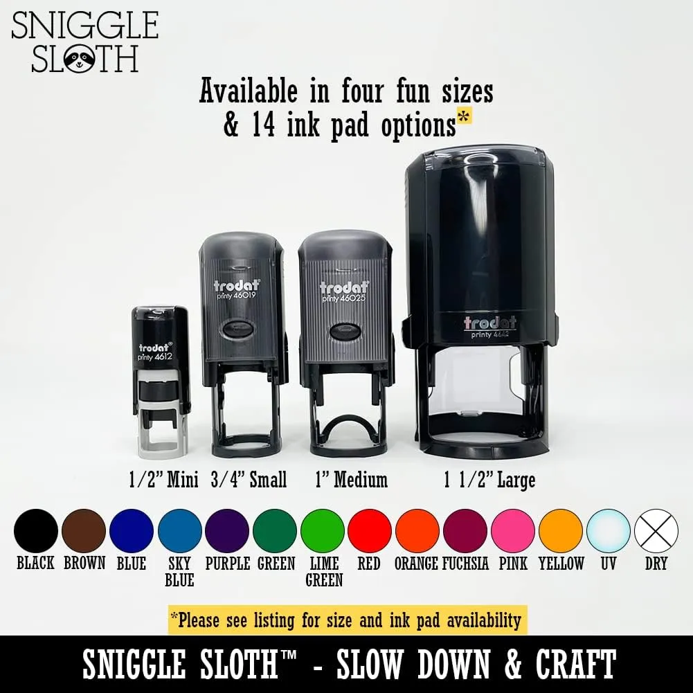 Jack of Spades Card Suit Self-Inking Rubber Stamp Ink Stamper for Stamping Crafting Planners - 1-1/2 Inch Large - Black Ink