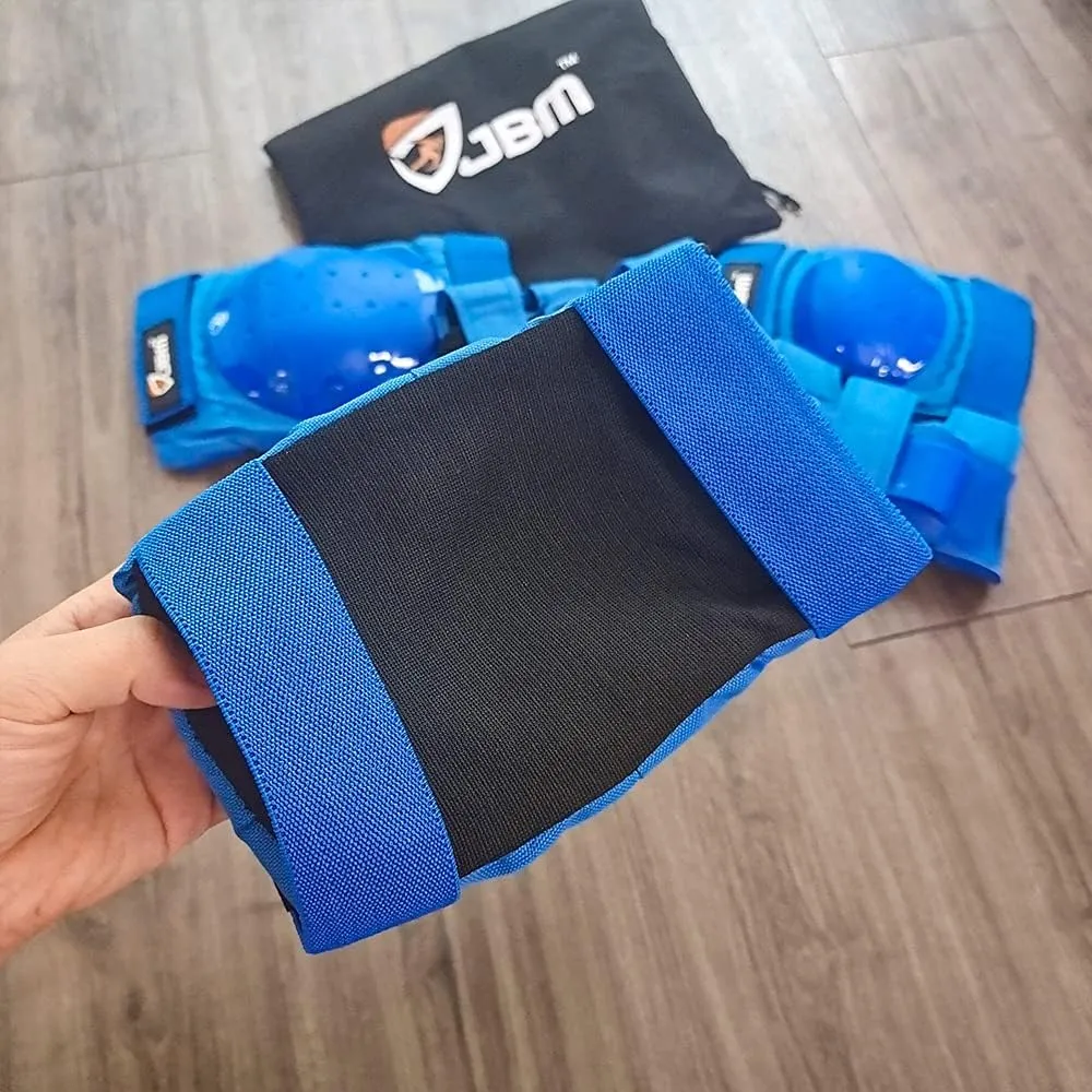 JBM Adult & Kid Knee Pads Elbow Pads and Wrist Guards for Roller Inline Skating Scootering Skateboarding