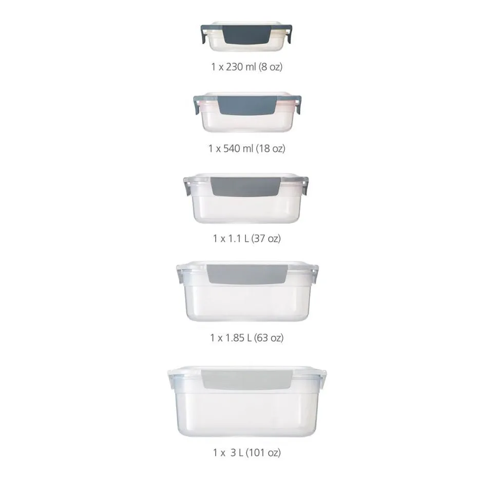 Joseph Joseph Nest Lock Multi-size Container Set - Sky
