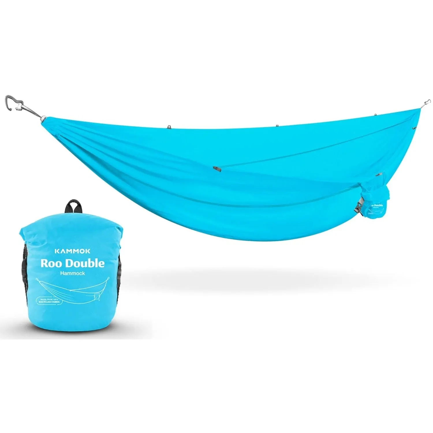 Kammok Roo Double Hammock with Stuff Sack | Durable & Waterproof | Great for Two People