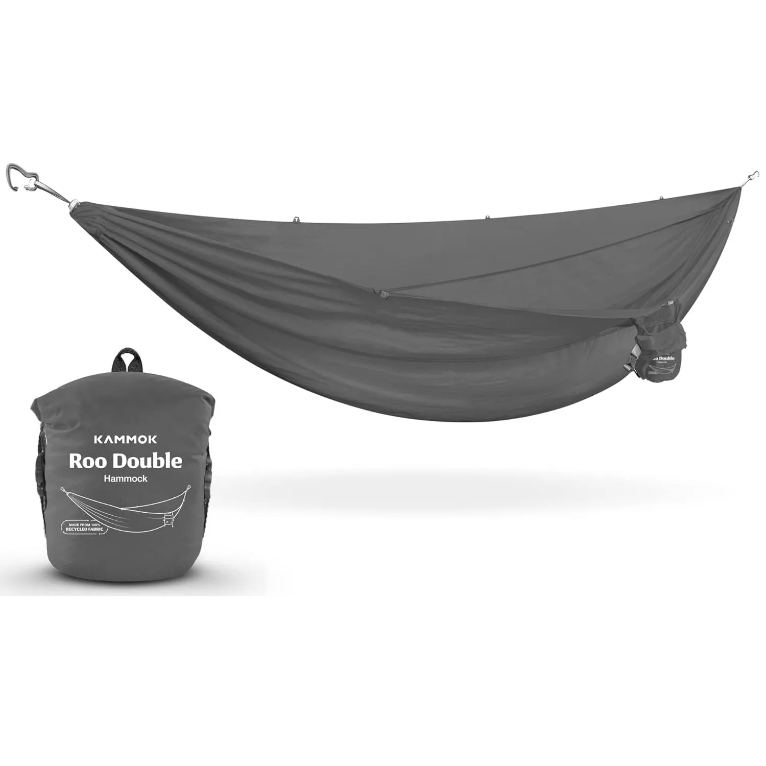 Kammok Roo Double Hammock with Stuff Sack | Durable & Waterproof | Great for Two People