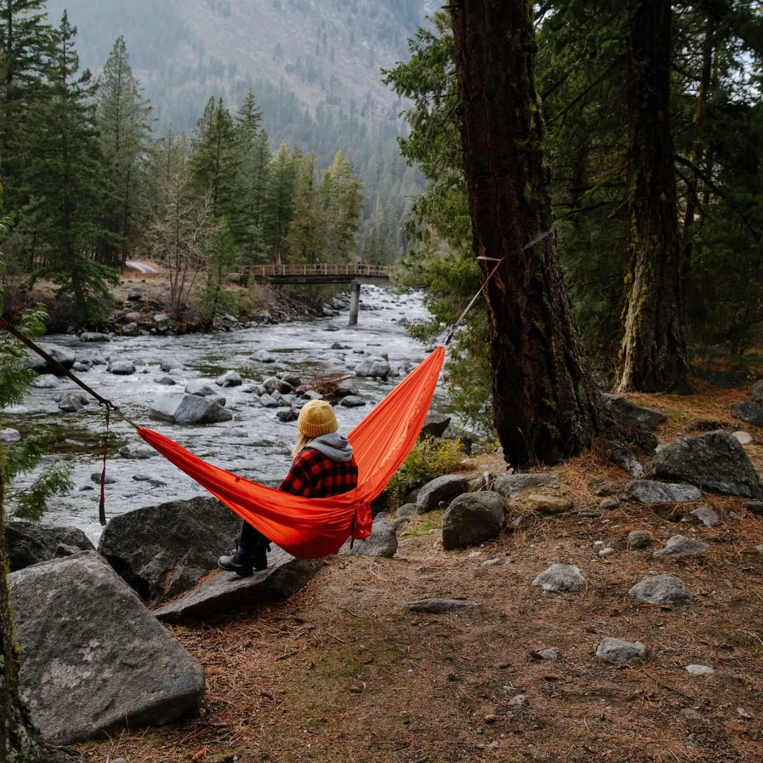 Kammok Roo Double Hammock with Stuff Sack | Durable & Waterproof | Great for Two People