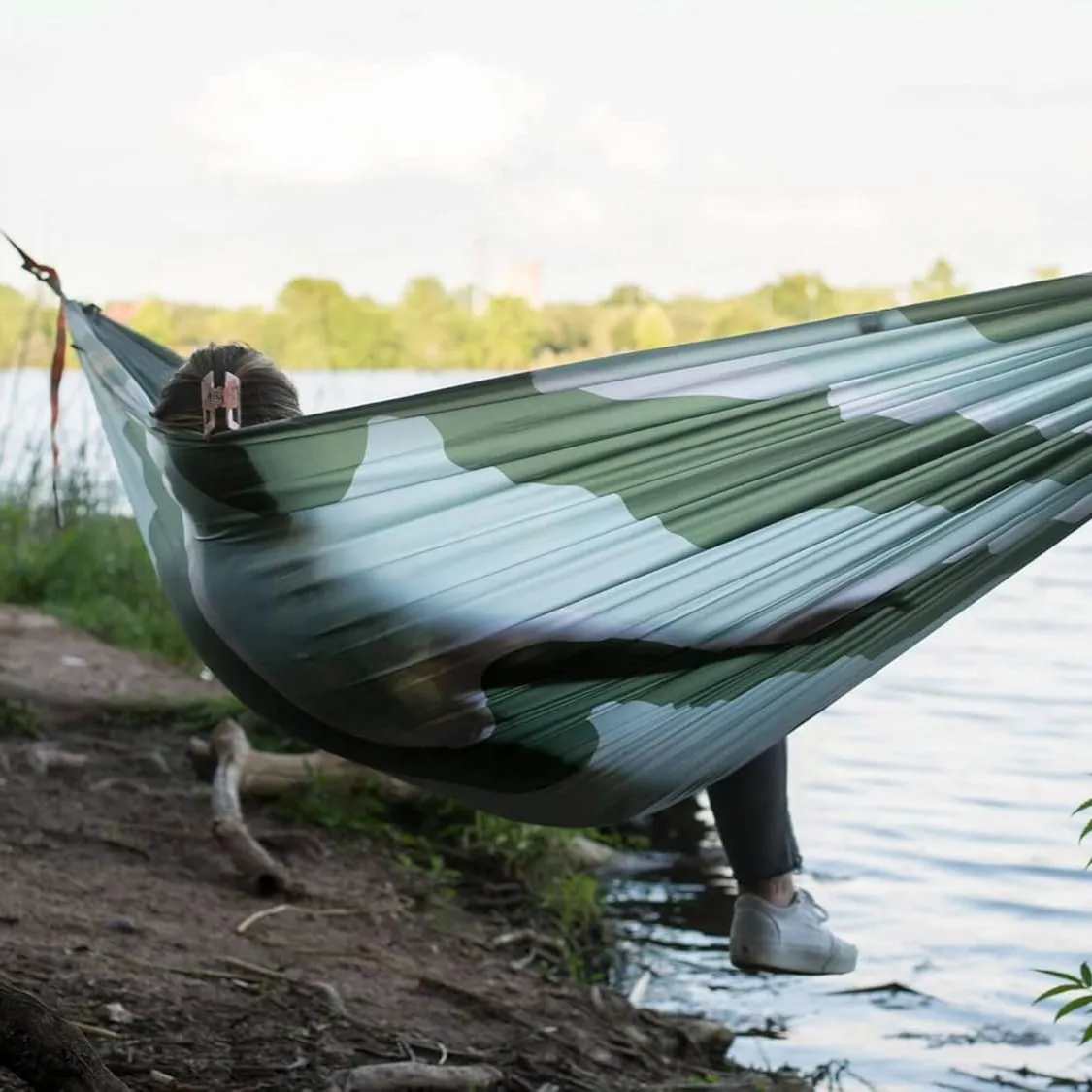Kammok Roo Double Hammock with Stuff Sack | Durable & Waterproof | Great for Two People