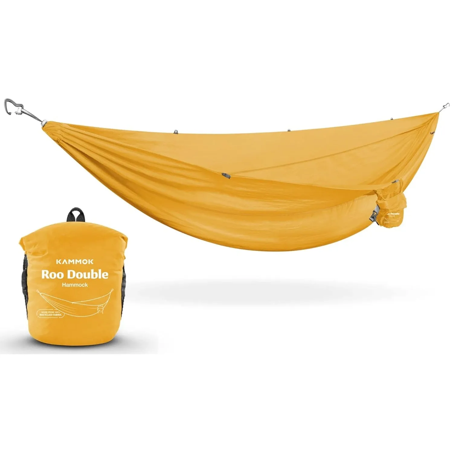 Kammok Roo Double Hammock with Stuff Sack | Durable & Waterproof | Great for Two People