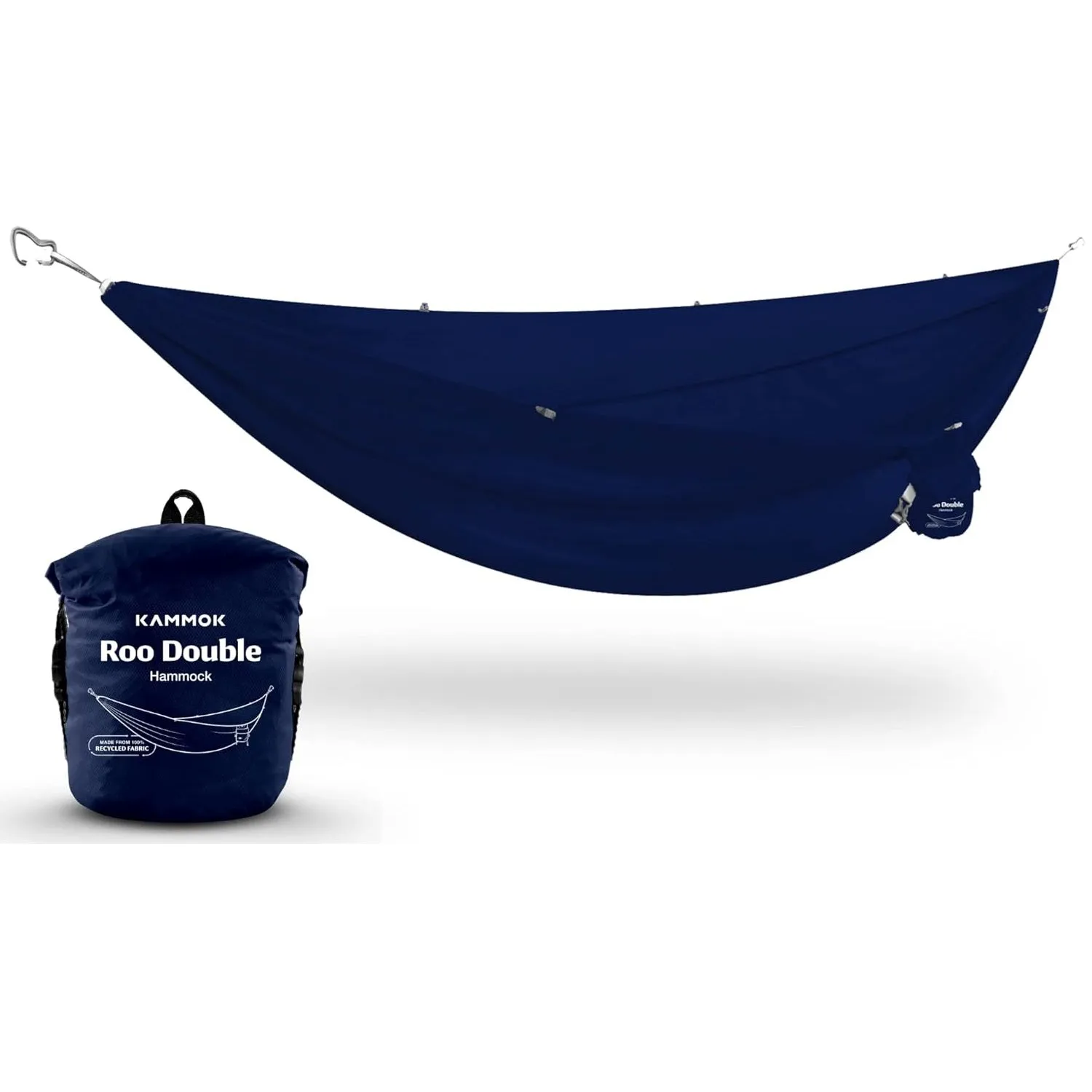 Kammok Roo Double Hammock with Stuff Sack | Durable & Waterproof | Great for Two People