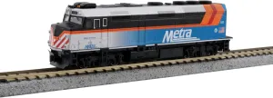 Kato USA, Inc. F40PH Chicago Metra #183 Village of Itasca, Blue