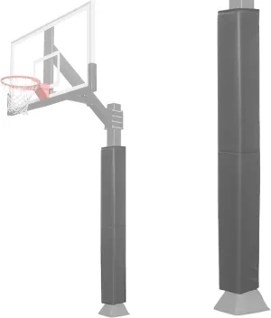 Katop Square Basketball Pole Padding Fits 5x5 Inch Pole, Durable 6 Feet Tall Basketball Pole Pad Outdoor and Indoor, UV-Resistant Waterproof Basketball Hoop Pads for Protection and Player Safety