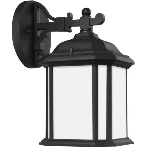 Kent Black LED Outdoor Wall Lantern