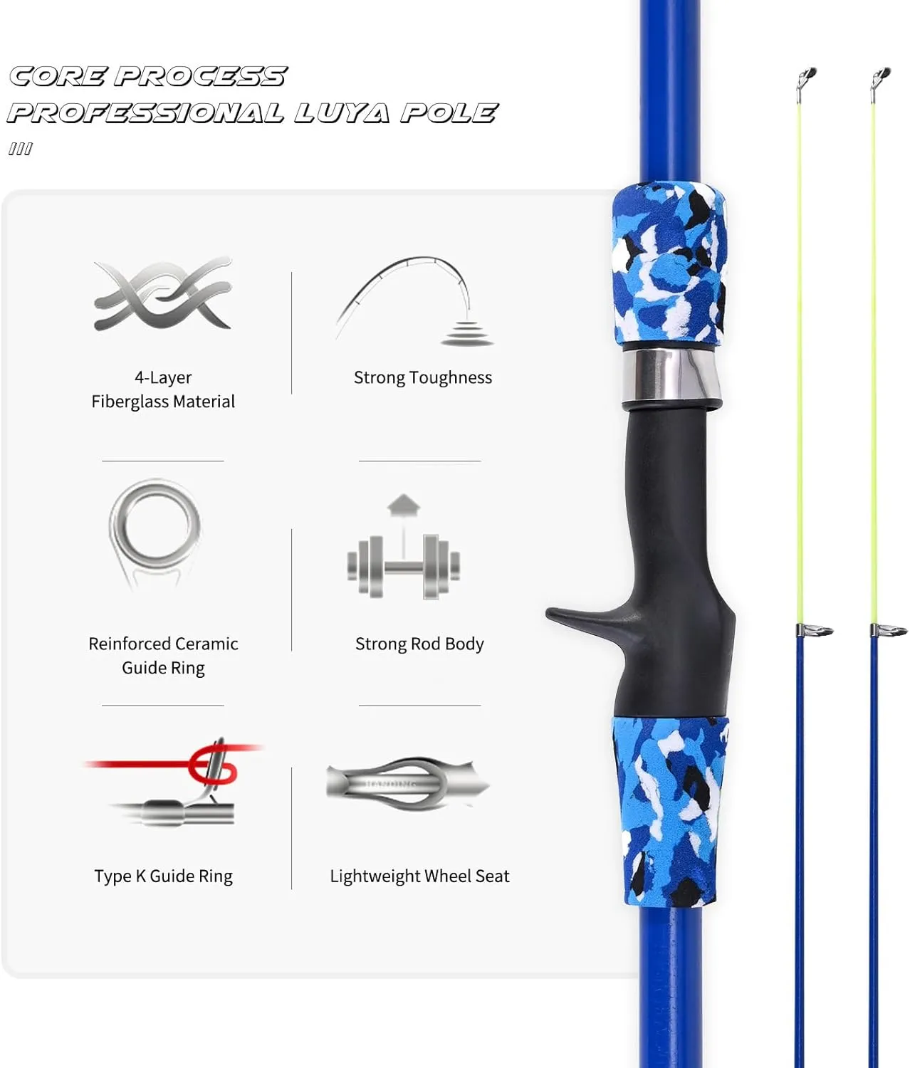 Kids Fishing Pole 165cm Telescopic Fishing Rod for Children Child Ages 5-12 Fishing Rod for Saltwater Travel