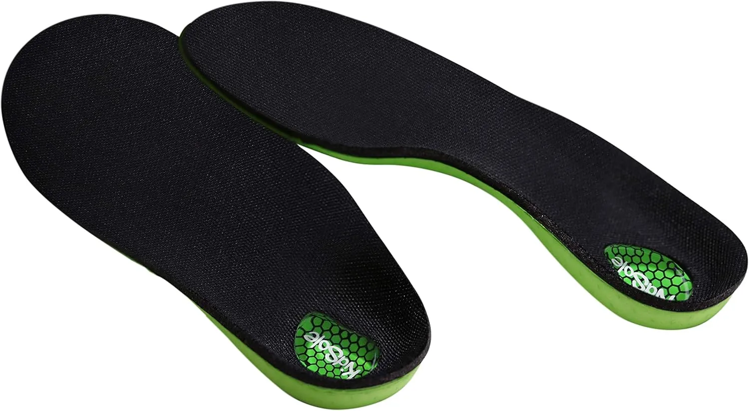 KidSole Green Martian: Arch Support Soft & Strong Insole. Slim & Lightweight Design with Memory Foam Top. ((21 CM) Toddler Size 11-2)