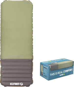 Klymit Klymaloft Lofted Inflatable Sleeping Pad for Camping With Memory Foam, Ultra-Thick Hiking and Backpacking Air Bed, 5 Inch Thick, Regular