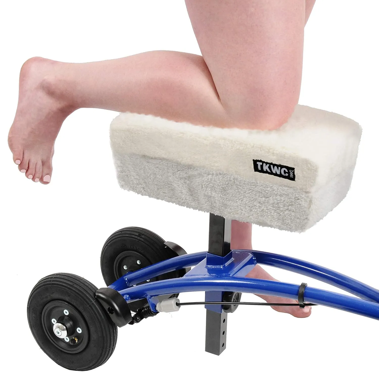 Knee Scooter Comfy Cushion Two Inch Thick Foam Knee Pad and Cover - Fits Most Knee Walker Models