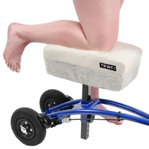 Knee Scooter Comfy Cushion Two Inch Thick Foam Knee Pad and Cover - Fits Most Knee Walker Models