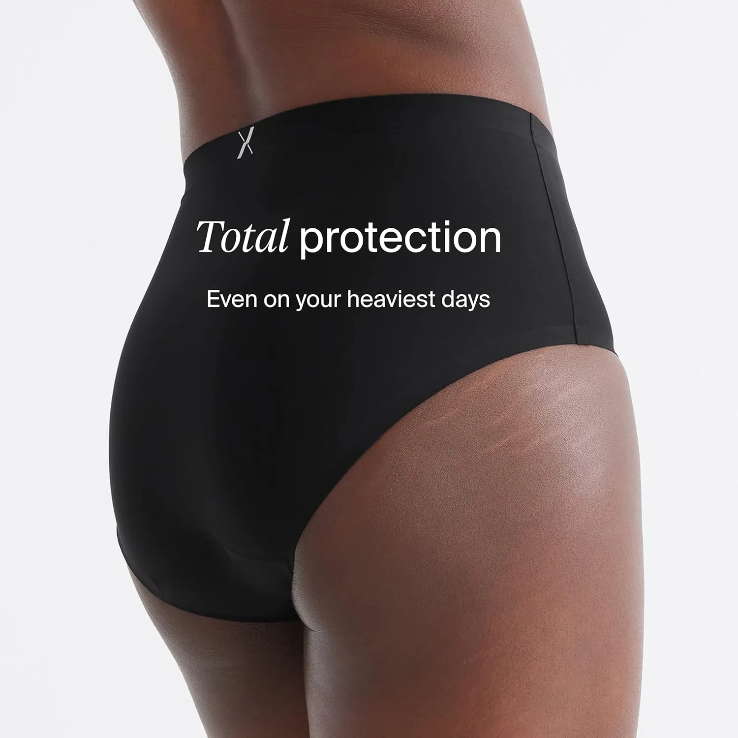 KNIX Super Leakproof No-Show High Rise - Period Underwear for Women - Black